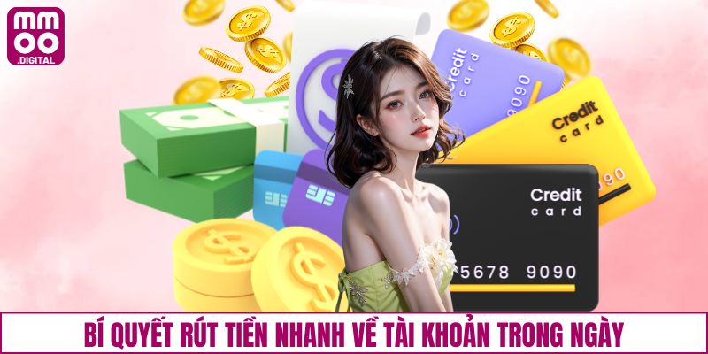 Bí quyết rút tiền nhanh về tài khoản trong ngày