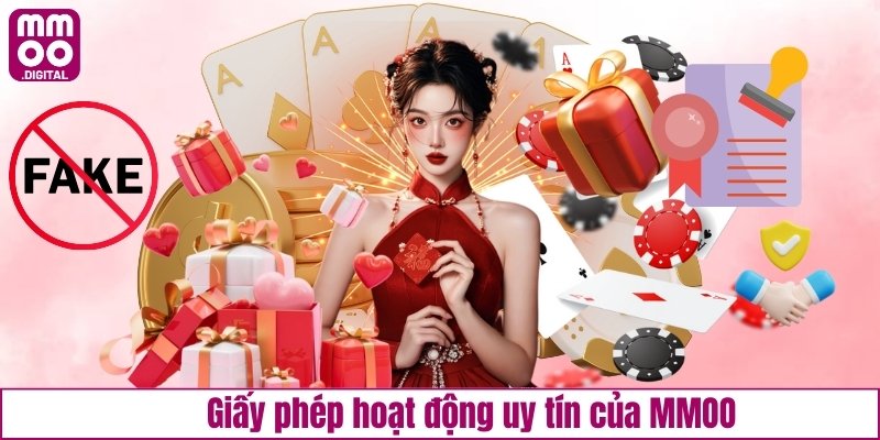 Giấy phép hoạt động uy tín của MMOO