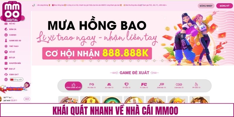 Khái quát nhanh về nhà cái MMOO